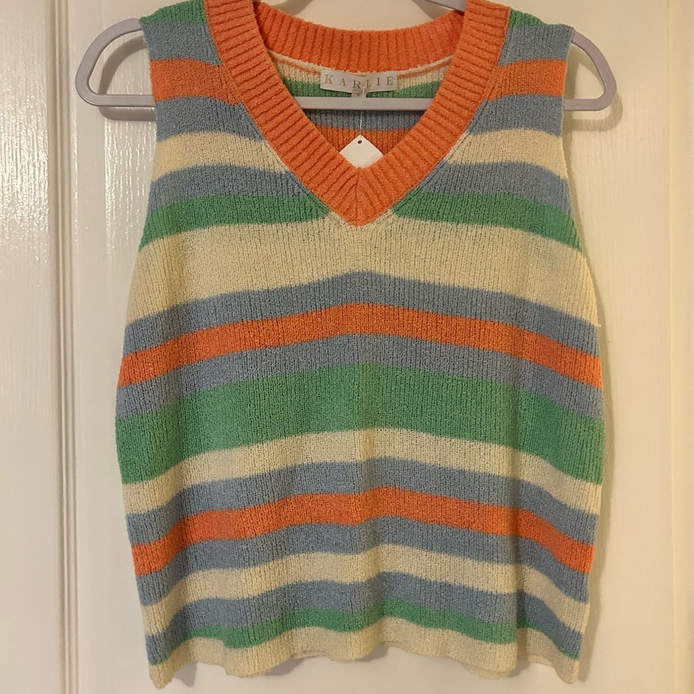 Karlie Knit Skirt Set Top M/Bottom S